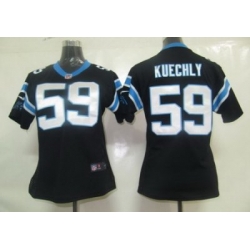 Women Nike Carolina Panthers 59# Kuechly Jersey