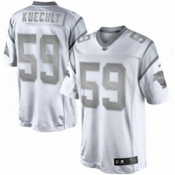 Womens Nike Carolina Panthers 59 Luke Kuechly Limited White Platinum NFL Jersey