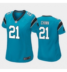 women jeremy chinn carolina panthers blue game jersey