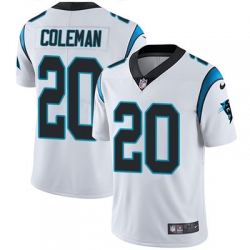 Nike Panthers #20 Kurt Coleman White Youth Stitched NFL Vapor Untouchable Limited Jersey