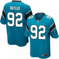 Nike Panthers #92 Vernon Butler Blue Alternate Youth Stitched NFL Elite Jersey