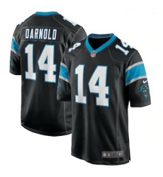 Youth Nike Carolina Panthers 14 Sam Darnold Black Vapor Limited Jersey