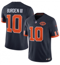Men Chicago Bears  10 Luther Burden III Navy 2026 F U S E  Rivalries Collection Limited Stitched Football Jersey