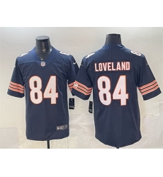 Men Chicago Bears 84 Colston Loveland Navy Vapor Untouchable Stitched Football Jersey