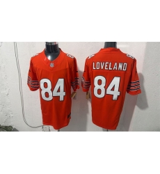 Men Chicago Bears 84 Colston Loveland Orange 2026 F U S E Vapor Untouchable Limited Stitched Football Jersey Men Chicago Bears 84 Colston Loveland Orange 2026 F U S E Vapor Untouchable Limited Stitched Football Jersey