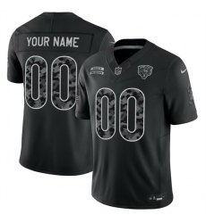 Men Chicago Bears Active Player Custom Black F U S E  2026 Salute to Service Limited Stitched Football Jersey