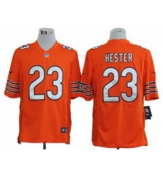 Nike Chicago Bears 23 Devin Hester Orange Game NFL Jersey