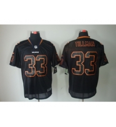 Nike Chicago Bears 33 Charles Tillman Black Lights Out Elite NFL Jersey