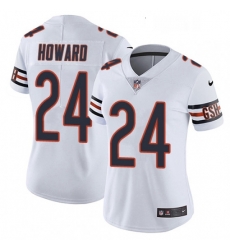 Womens Nike Chicago Bears 24 Jordan Howard Elite White NFL Jersey