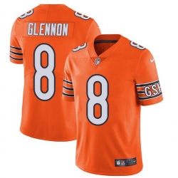 Nike Bears #8 Mike Glennon Orange Youth Stitched NFL Limited Rush Jersey