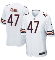 Nike NFL Chicago Bears #47 Chris Conte White Youth Limited Road Jersey