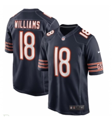 Youth Caleb Williams Chicago Bears #18 Blue Vapor Limited Blue