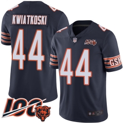 Youth Chicago Bears 44 Nick Kwiatkoski Navy Blue Team Color 100th Season Limited Football Jersey