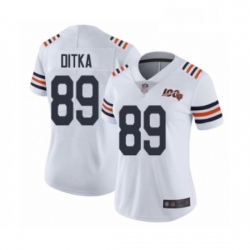 Youth Chicago Bears 89 Mike Ditka White 100th Season Limited Football Jersey