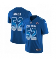 Youth Nike Chicago Bears 52 Khalil Mack Limited Royal Blue NFC 2019 Pro Bowl NFL Jersey