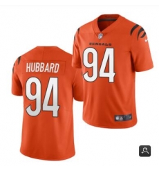 Men Cincinnati Bengals #94 Sam Hubbard 2021 Orange Vapor Untouchable Limited Stitched NFL Jersey