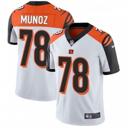 Mens Nike Cincinnati Bengals 78 Anthony Munoz Vapor Untouchable Limited White NFL Jersey