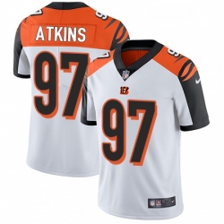 Mens Nike Cincinnati Bengals 97 Geno Atkins Vapor Untouchable Limited White NFL Jersey