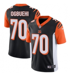 Nike Bengals #70 Cedric Ogbuehi Black Team Color Mens Stitched NFL Vapor Untouchable Limited Jersey