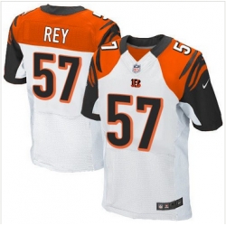 Nike Cincinnati Bengals #57 Vincent Rey White Mens Stitched NFL Elite Jersey