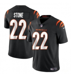 Youth Cincinnati Bengals 22 Geno Stone Black Vapor Untouchable Limited Stitched Jersey