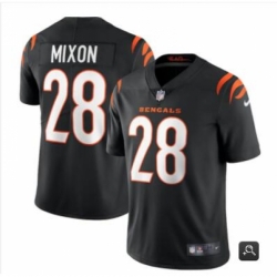 Youth Cincinnati Bengals #28 Joe Mixon 2021 Black Vapor Limited Stitched NFL Jersey