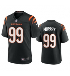 Youth Cincinnati Bengals 99 Myles Murphy Black Stitched Game Jersey