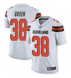 Men Cleveland Browns 38 A.J. Green White Vapor Limited Limited Jersey