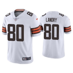 Men Jarvis Landry Cleveland Browns Nike Rush Limited Vapor Untouchable Jersey White