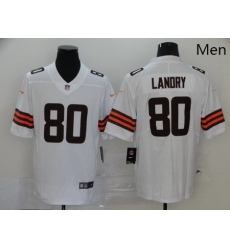 Nike Browns 80 Jarvis Landry White 2020 New Vapor Untouchable Limited Jersey