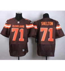 nike nfl jerseys cleveland browns 71 shelton brown[Elite][new style]