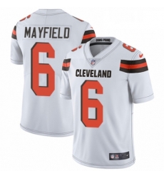 Youth Nike Cleveland Browns 6 Baker Mayfield White Vapor Untouchable Limited Player NFL Jersey