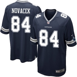 #84 Jay Novacek Elite Navy Blue Dallas Cowboys Home Nike Jersey