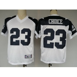 Dallas Cowboys jerseys 23 Tashard Choice White Thanksgiving jersey throwback