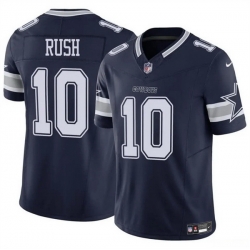 Men Dallas Cowboys 10 Cooper Rush Navy 2023 F U S E Vapor Untouchable Limited Stitched Football Jersey