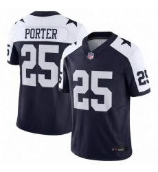 Men Dallas Cowboys 25 Joey Porter Jr Thanksgiving Navy 2026 F U S E Vapor Untouchable Limited Stitched Football Jersey Men Dallas Cowboys 25 Joey Porter Jr Thanksgiving Navy 2026 F U S E Vapor Untouchable Limited Stitched Football Jersey