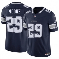 Men Dallas Cowboys  29 Devin Moore Navy 2026 Draft F U S E Vapor Untouchable Limited Stitched Football Jersey