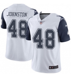 Men Dallas Cowboys Daryl Johnston 84 Nike Rush Limited Jersey