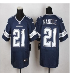 New Dallas Cowboys #21 Joseph Randle Navy Blue Team Color Men Stitched NFL Elite jersey