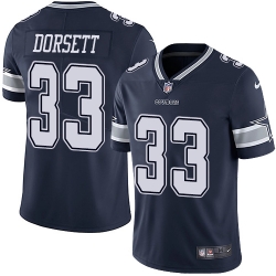 Nike Cowboys #33 Tony Dorsett Navy Blue Team Color Mens Stitched NFL Vapor Untouchable Limited Jersey