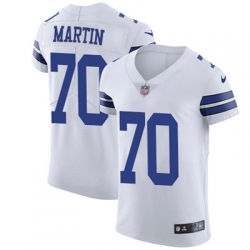 Nike Cowboys #70 Zack Martin White Mens Stitched NFL Vapor Untouchable Elite Jersey