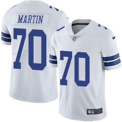 Nike Cowboys #70 Zack Martin White Mens Stitched NFL Vapor Untouchable Limited Jersey