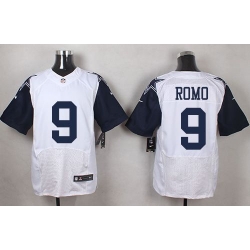 Nike Cowboys #9 Tony Romo White Mens Stitched NFL Elite Rush Jerseys