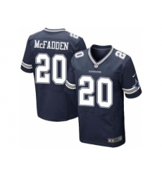 Nike Dallas Cowboys 20 Darren McFadden Blue Elite NFL Jersey