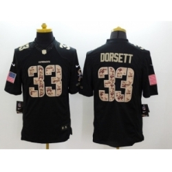 Nike Dallas Cowboys 33 tony dorsett Black Limited Salute to Service NFL Jersey