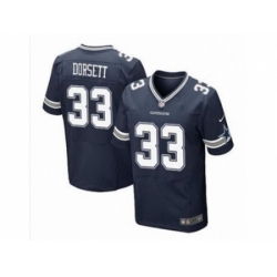 Nike Dallas Cowboys 33 tony dorsett blue Elite NFL Jersey