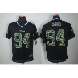 Nike Dallas Cowboys 94 DeMarcus Ware Black Elite Lights Outy Camo Number NFL Jerse