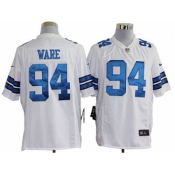 Nike Dallas Cowboys 94 DeMarcus Ware White Game Jersey