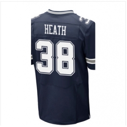 Nike Dallas Cowboys  Jeff Heath #38 blue  elite Jerseys