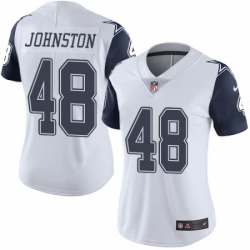 Women Dallas Cowboys Daryl Johnston 84 Nike Rush Limited Jersey